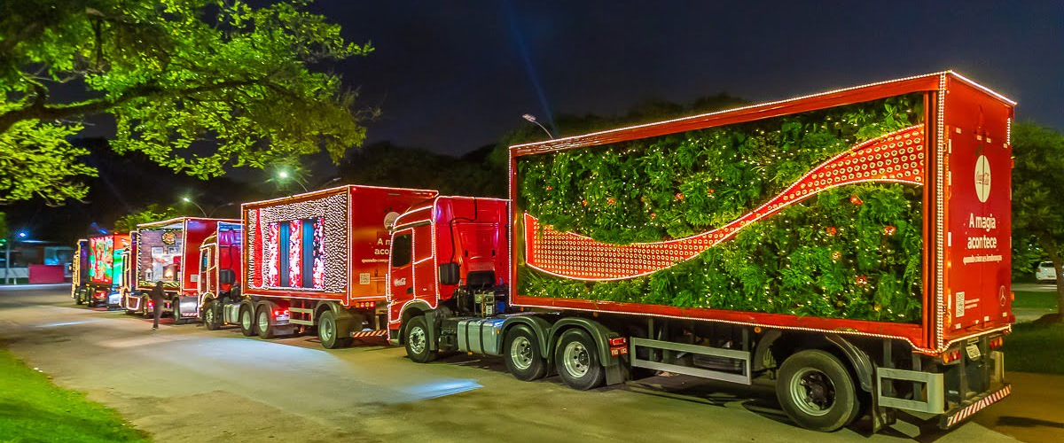 Caravana de Natal Coca Cola 2022 Blumar Turismo